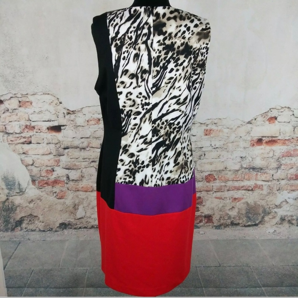 SOLD Calvin Klein Color-block Exposed Zip Career - Picture 8 of 8